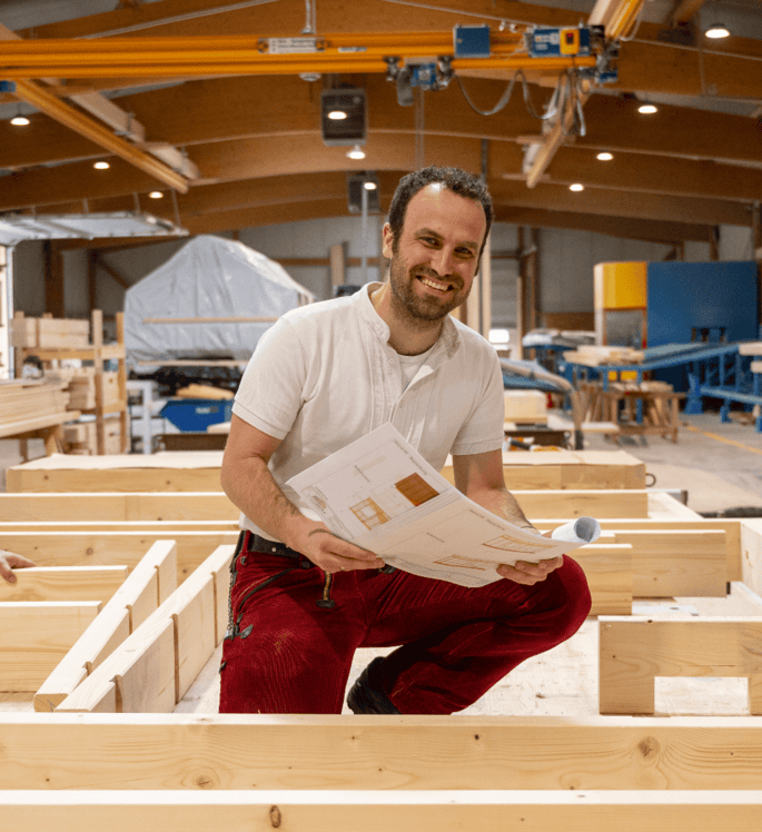 Benjamin Stocksiefen in seiner Firma